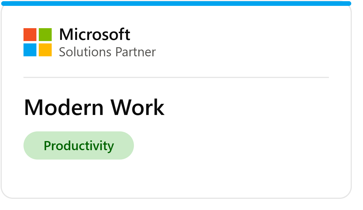 Microsoft Solutions Partner, Modern Work (Enterprise)